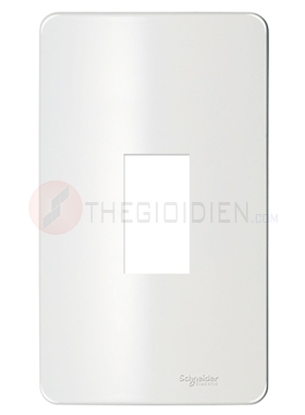 Mặt cho MCB 1 cực Concept màu trắng Schneider (A3001MCB_WE_G19)