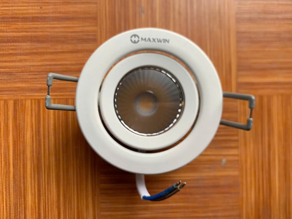 Đèn LED downlight rọi (Led Spotlight) phi 70, 6W Maxwin (ánh sáng trắng/vàng)