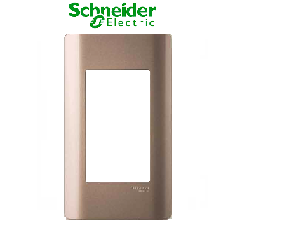 Mặt 3 thiết bị size L màu đồng Zencelo A Schneider (A8401L_SZ_G19)