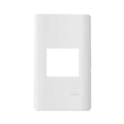 Mặt 1 thiết bị size M Zencelo A màu trắng Schneider (A8401M_WE_G19)