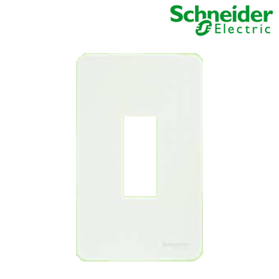 Mặt cho MCB 1 cực Zencelo A màu trắng Schneider (A8401MCB_WE_G19)