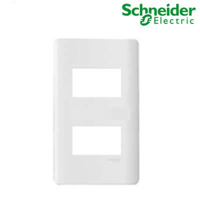Mặt 2 thiết bị size S Zencelo A màu trắng Schneider (A8402S_WE_G19)