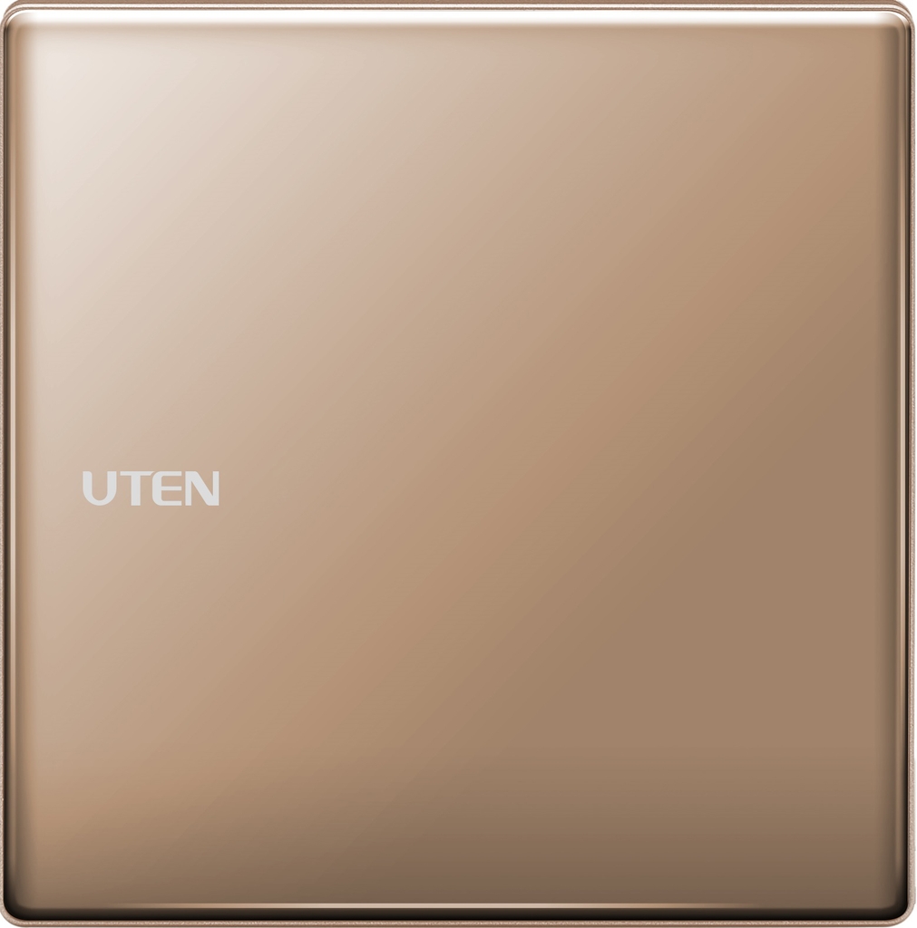 Bộ công tắc đơn 2 chiều màu vàng Z9 Uten (Z9GK12)