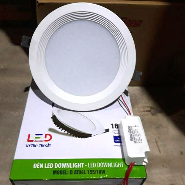 Đèn âm trần D AT04L 155/16W 6500K Rạng Đông (Hàng mới chưa sử dụng)