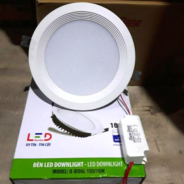 Đèn LED âm trần Downlight 16W Rạng Đông (AT04 155/16W)