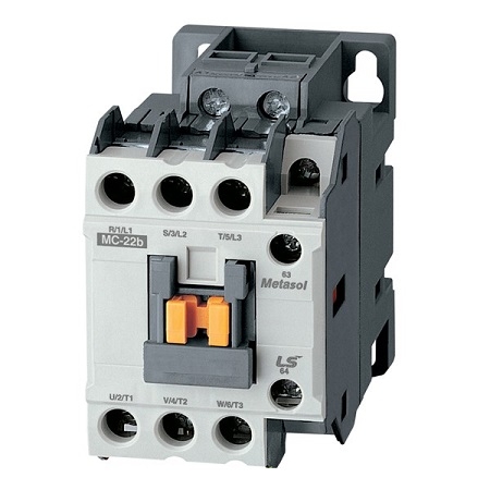 Contactor MC-22b 220V 22A 11kW 1NC+1NO LS