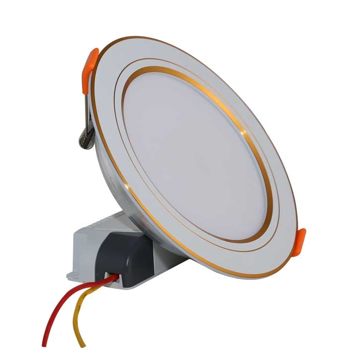 Đèn âm trần mặt vàng 9W đổi màu Asia Lighting (MV9)