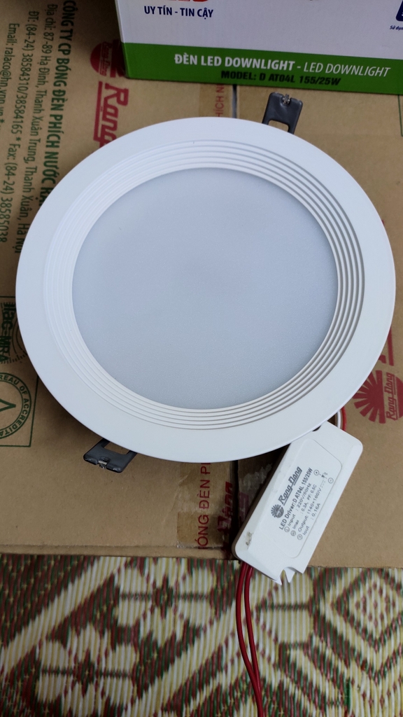 Đèn LED âm trần Downlight 25W Rạng Đông (AT04 155/25W)