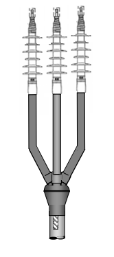 Đầu cáp co nguội 3 pha 24kV ngoài trời 240mm2(QTII-6S-32 Series)