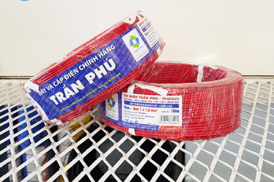 Dây đơn Cu/PVC 1x1 Trần Phú