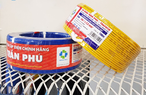Dây đơn Cu/PVC 1x2,5 Trần Phú