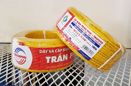 Dây dẹt Cu/PVC/PVC 2x0,75 Trần Phú
