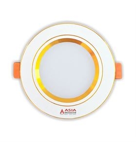 Đèn âm trần mặt vàng 7W Asia Lighting (MV7-DS)