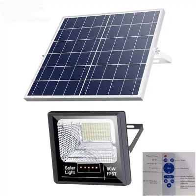 Đèn pha năng lượng mặt trời lắp trong nhà 60W (Green Viet)