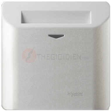 Bộ công tắc chìa khóa thẻ màu xám Zencelo - Schneider (E8431EKT_SA)