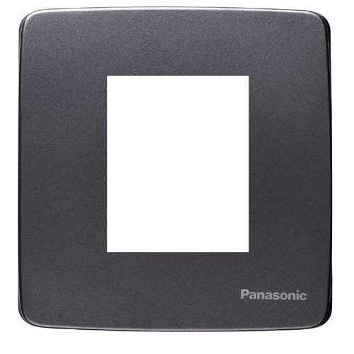 Mặt 2 thiết bị Minerva màu xám ánh kim Panasonic (WMT7812MYH-VN)