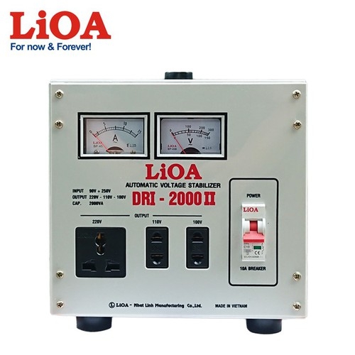 Ổn áp Lioa 1 pha 2kva DRI-II