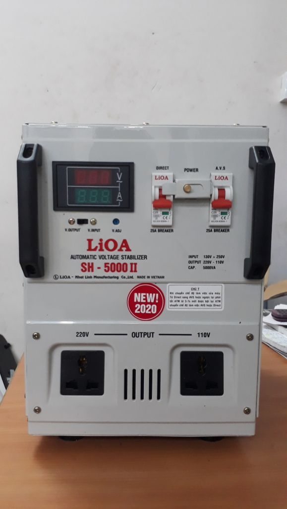 Ổn áp Lioa 1 pha 5kVA SH-II