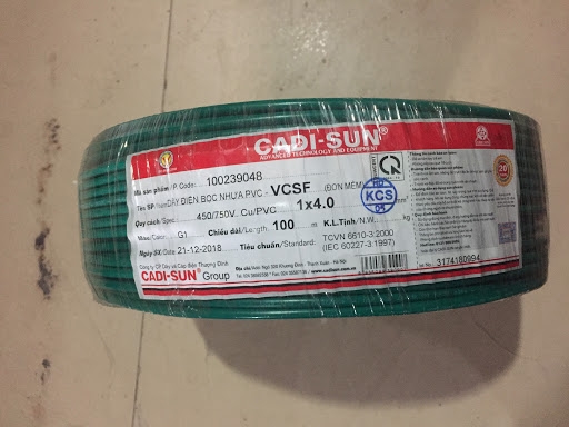 Dây Cu/PVC 1x4 Cadisun