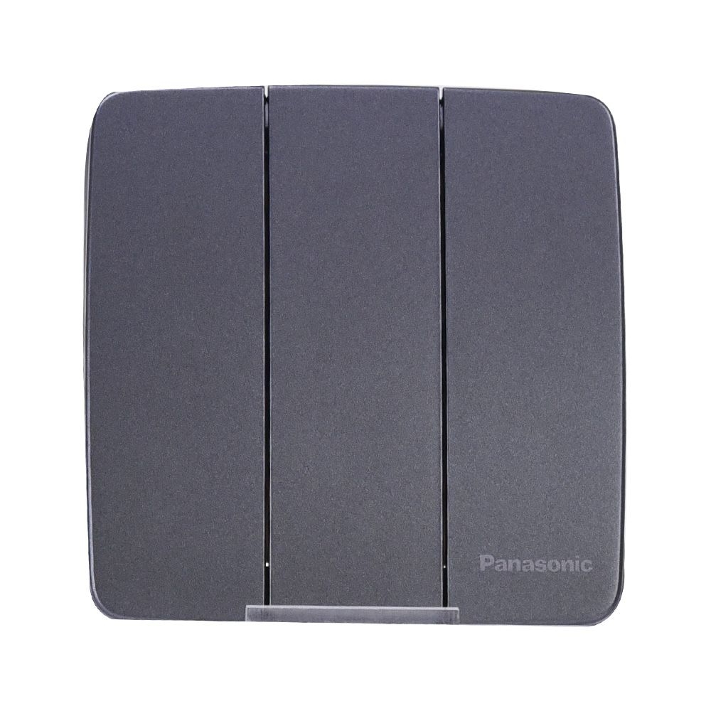 Bộ công tắc ba 2 chiều Minerva màu xám ánh kim Panasonic (WMT506MYH-VN)