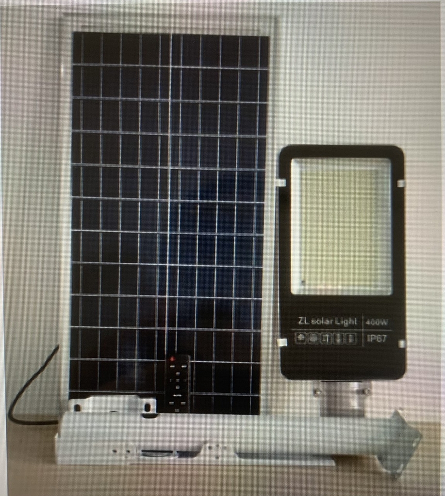 Đèn đường bàn chải NLMT 400W Ban Mai