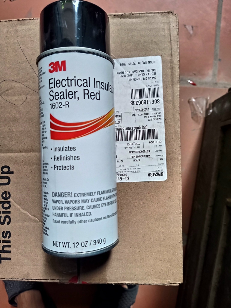 Sơn cách điện 1602-R Electrical Insulating Sealer, Red 3M (340g, 473ml/ 1 bình)