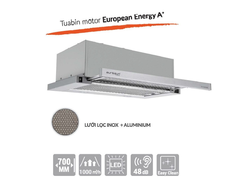 Máy Hút Mùi Eurosun EH-60AF85S