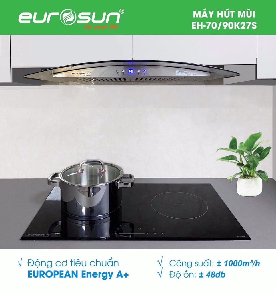 Máy Hút Mùi Eurosun EH-70K27S