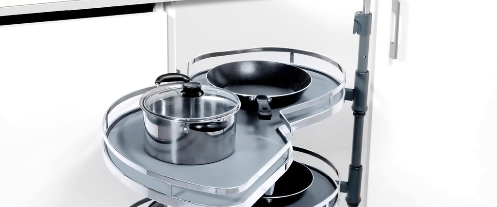 KỆ GÓC LIÊN HOÀN HÌNH LÁ XM.420SR (Phải)