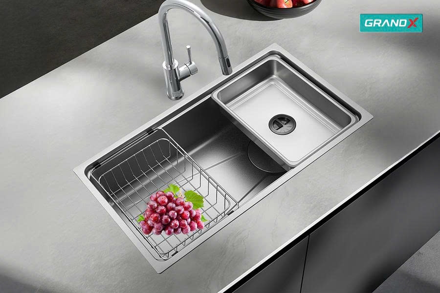 CHẬU RỬA BÁT GX8045LV VOLCANO