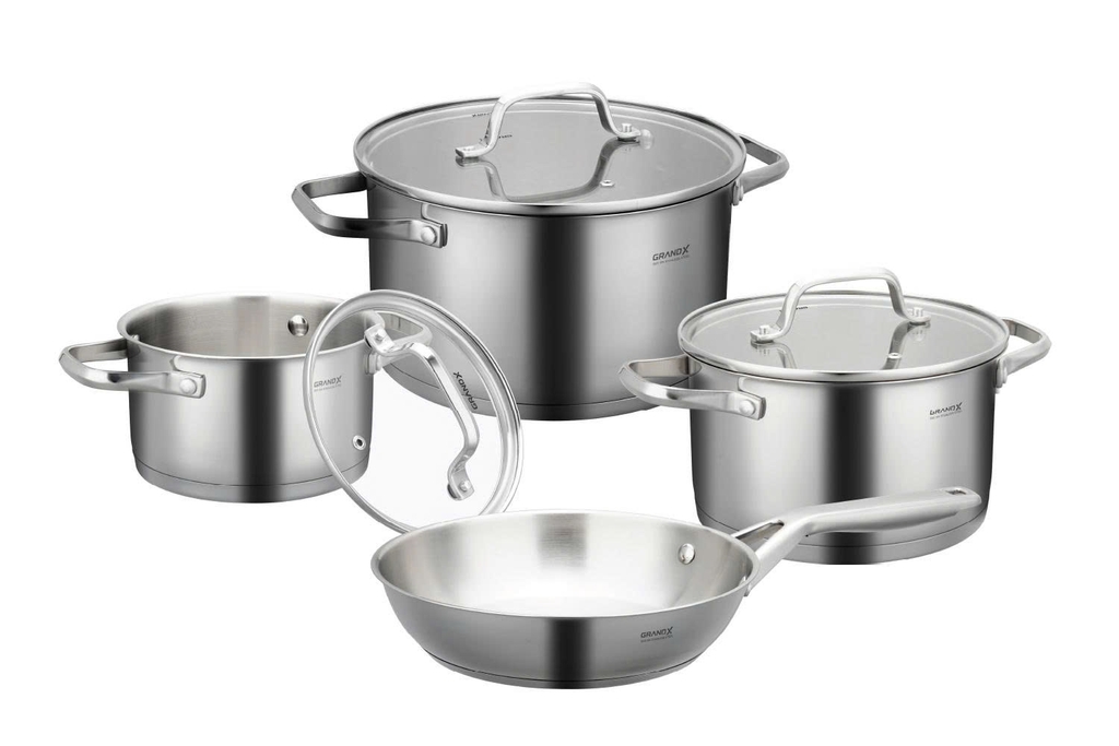 Bộ nồi inox GrandX GX605 Noble