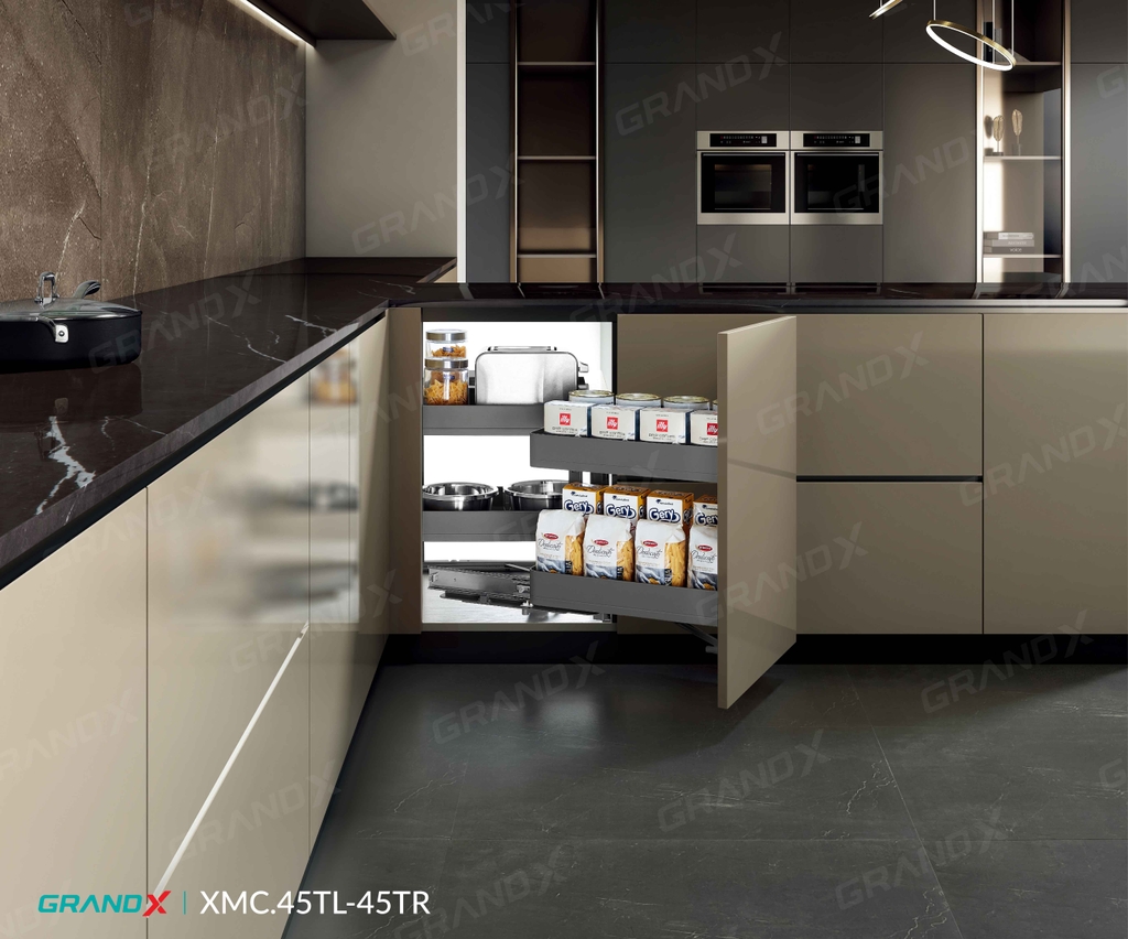 Kệ Góc Liên Hoàn Titanium GrandX XMC.45TR