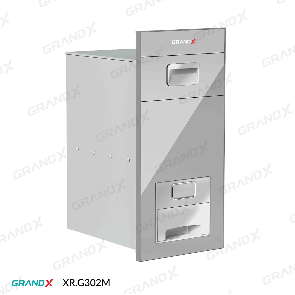 Thùng Gạo Mặt Kính Nút Nhấn GrandX XR.G302M