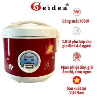Nồi cơm điện Geidea 1.2 lít - Model AG - 6028 | Điện máy Bảo Bình