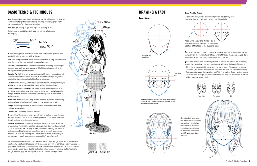 Drawing and Painting Anime and Manga Faces