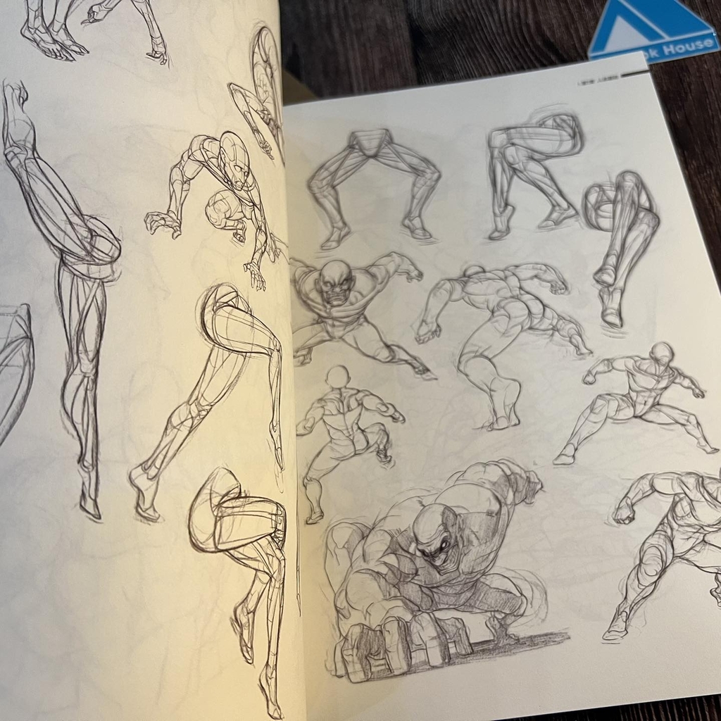 Handdraw Technique of Human Body Structure Modeling