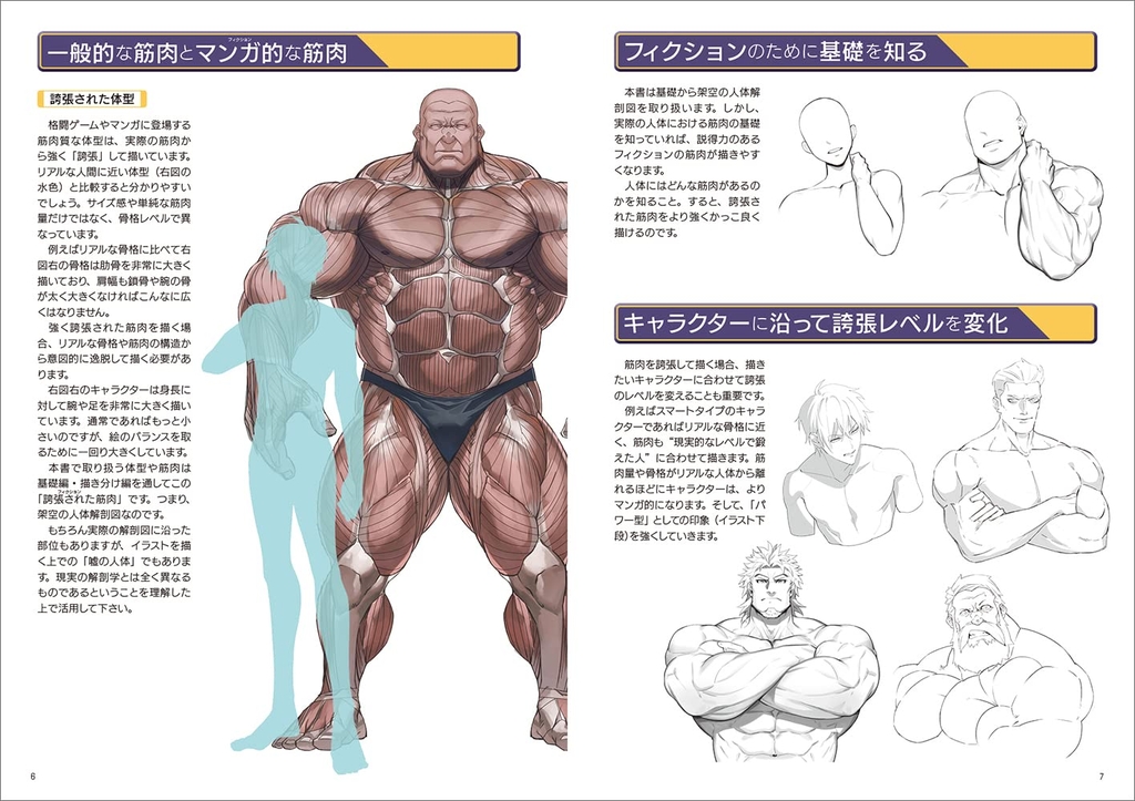 How to draw strong muscles