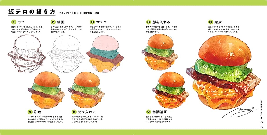 Momiji Mao Food Illustration Collection