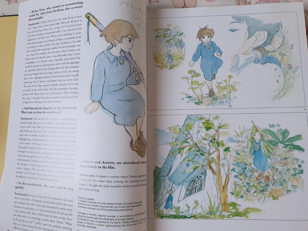 The Art of The Secret World of Arrietty