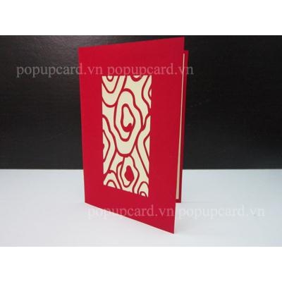 Thiệp nổi động vật