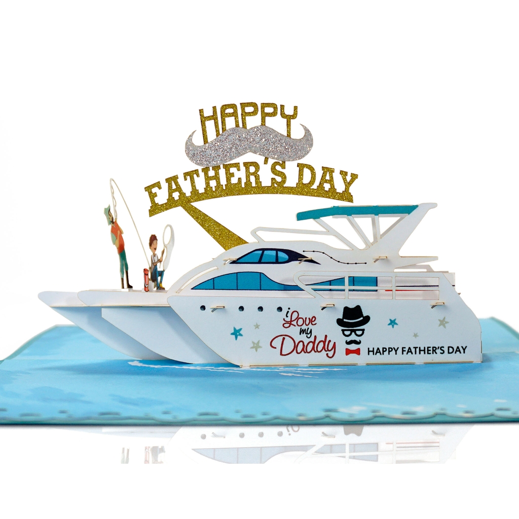 thiệp 3D happy father