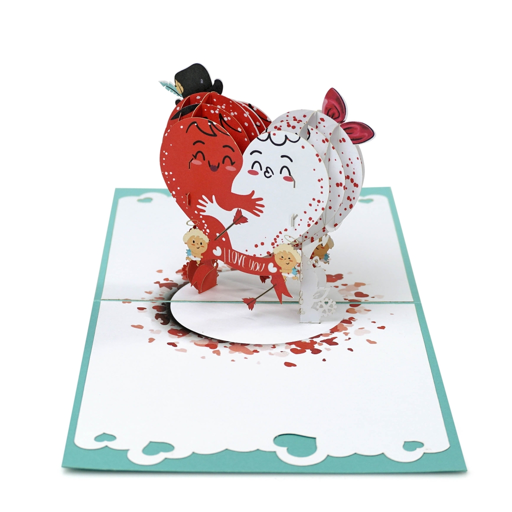 thiệp nổi 3D Valentine