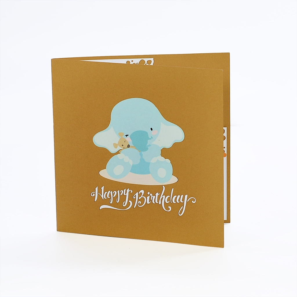 Thiệp nổi 3D pop-up Happy Birthday