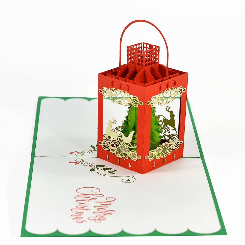 thiệp nổi 3d noel