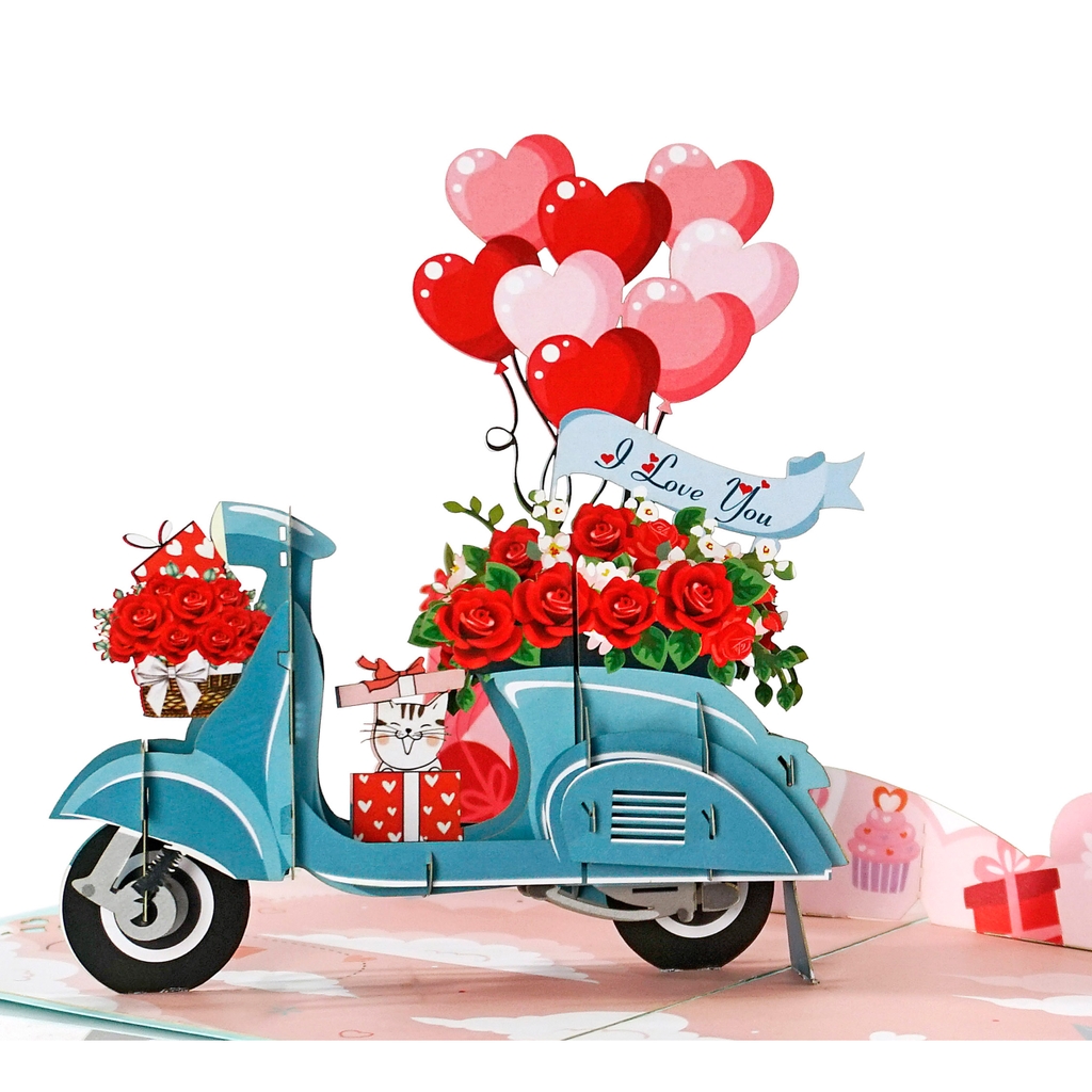 Thiệp 3D đẹp độc lạ ngày Valentien
