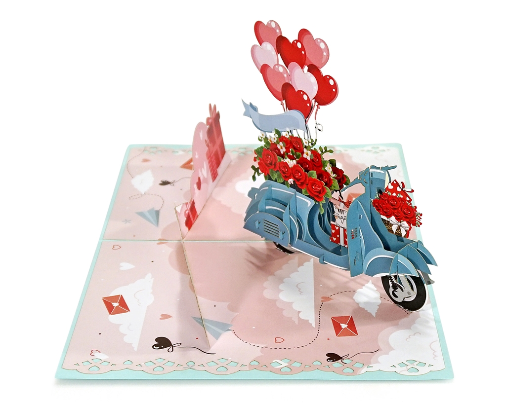 Thiệp Valentine 3D độc đáo