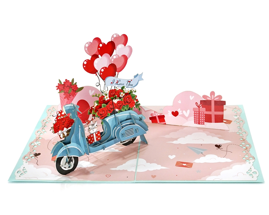 Thiệp Valentine 3D đẹp độc lạ