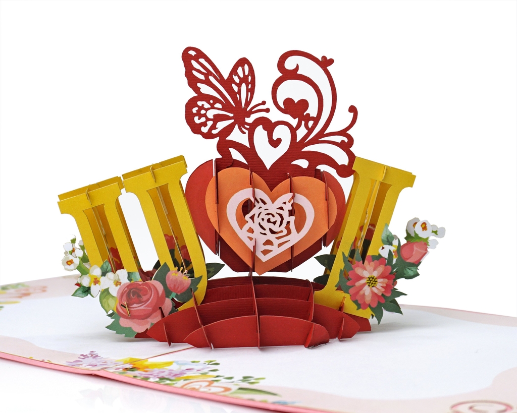 Thiệp 3D ngày 8 tháng 3
