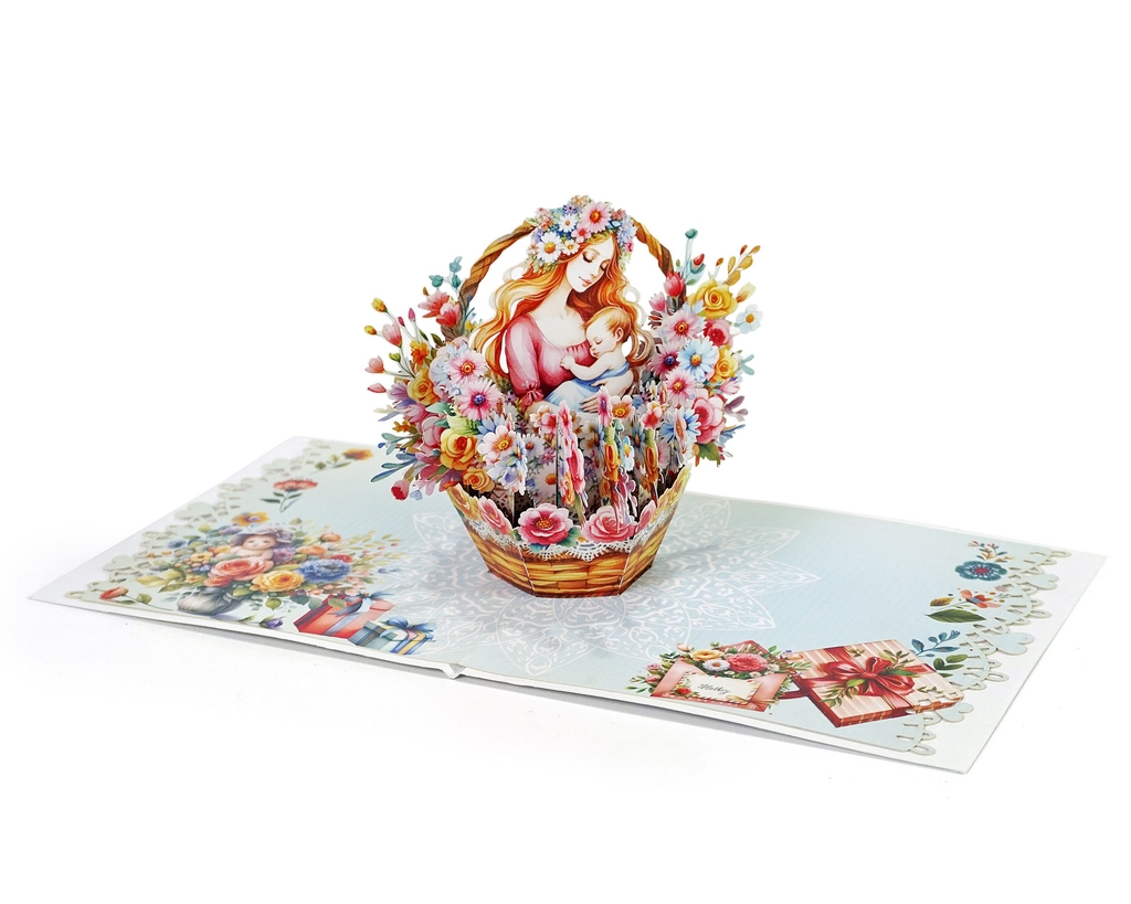 Thiệp nổi 3D Ngày của Mẹ