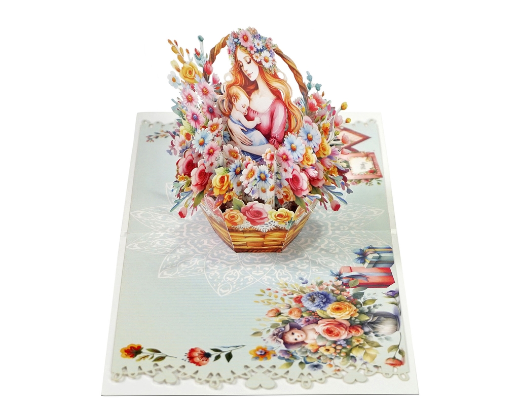 Thiệp nổi 3D Ngày của Mẹ 2